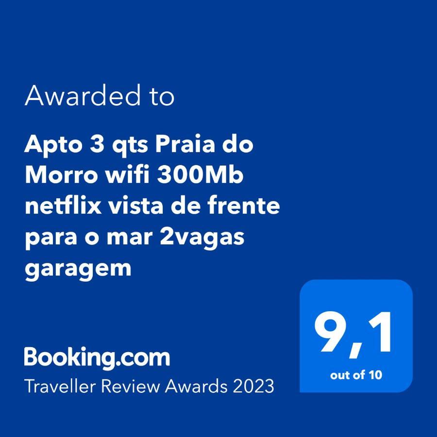 Apto 3 Quartos Na Praia Do Morro Com Vista Para O Mar 2 Vagas De Garagem A 1 Rua Da Da Praia Guarapari Luaran gambar
