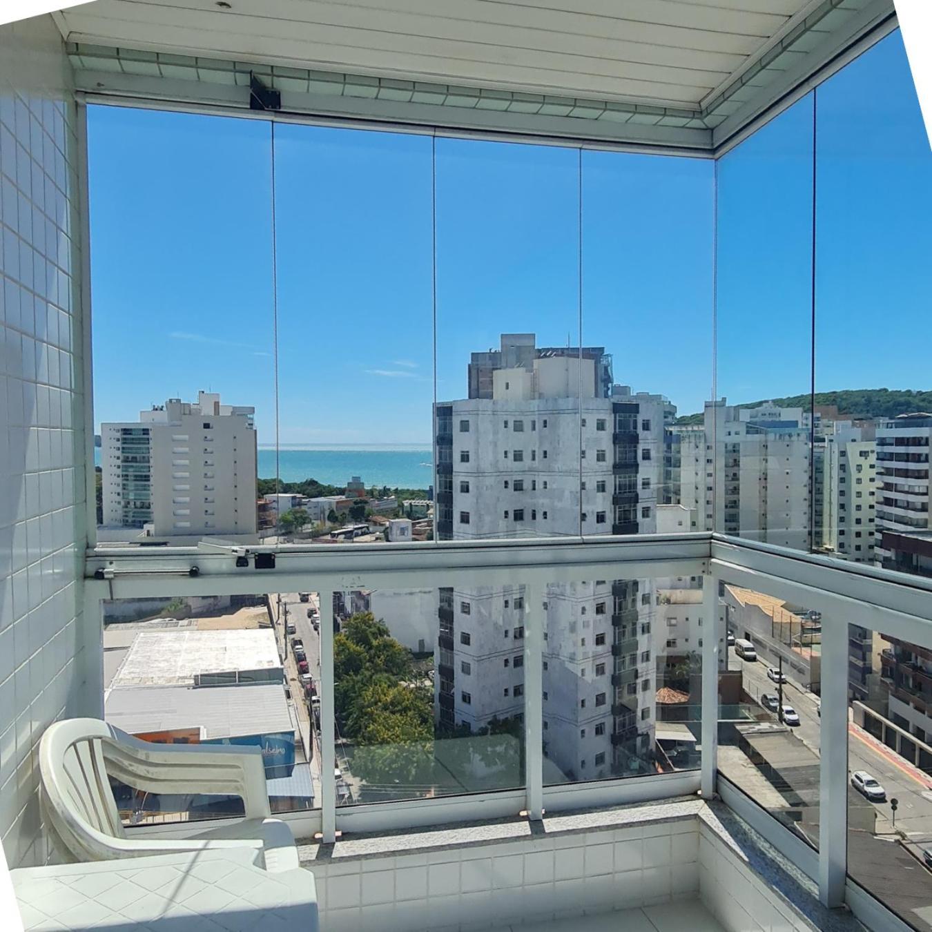 Apto 3 Quartos Na Praia Do Morro Com Vista Para O Mar 2 Vagas De Garagem A 1 Rua Da Da Praia Guarapari Luaran gambar