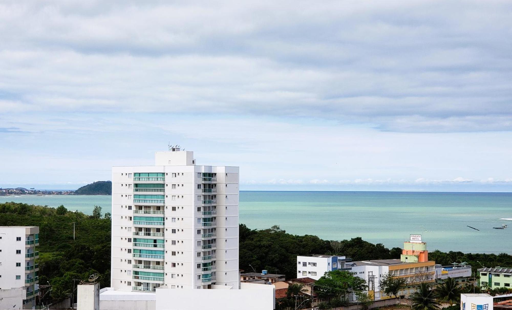 Apto 3 Quartos Na Praia Do Morro Com Vista Para O Mar 2 Vagas De Garagem A 1 Rua Da Da Praia Guarapari Luaran gambar